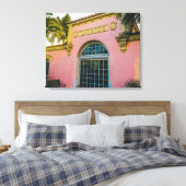 Fassade des tropischen Bahnhofs Leinwanddruck (Insitu (Schlafzimmer))