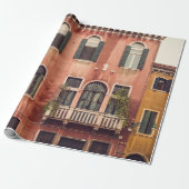 Fassade eines typischen alten Hauses in Venedig, I Geschenkpapier (Ungerollt)