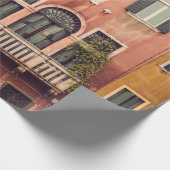 Fassade eines typischen alten Hauses in Venedig, I Geschenkpapier (Ecke)