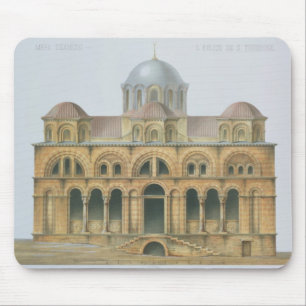 Fassade von Mefa Dzamissi, die Kirche von St. Mousepad