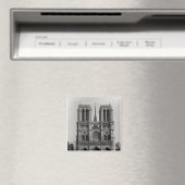 Fassade von Notre-Dame, Paris, Ende des 19. Jahrhu Magnet (In Situ (Geschirrspüler))