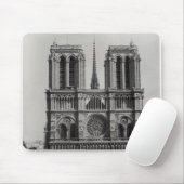 Fassade von Notre-Dame, Paris, Ende des 19. Mousepad (Mit Mouse)