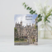 Fassade von Quinta da Regaleira. Postkarte (Stehend Vorderseite)
