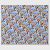 Fassaden Monterosso Cinque Terre Liguria Ital Geschenkpapier (Flach)