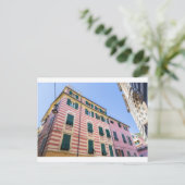 Fassaden Monterosso Cinque Terre Liguria Ital Postkarte (Stehend Vorderseite)