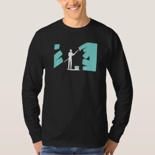 Fassadenmaler Renovierung Dekorateur Handwerker Ha T-Shirt