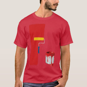 Fassadenmalerei an der Roten Mauer Kunstmaler T-Shirt