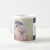 Fassbinder-Falke-Porträt Kaffeetasse (Vorderseite Links)