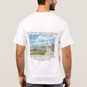 Fassbinder-Fluss-Brücken-Lauf T-Shirt (Rückseite)