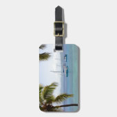 Fassbinder-Insel British Virgin Islands Gepäckanhänger (Vorderseite vertikal)