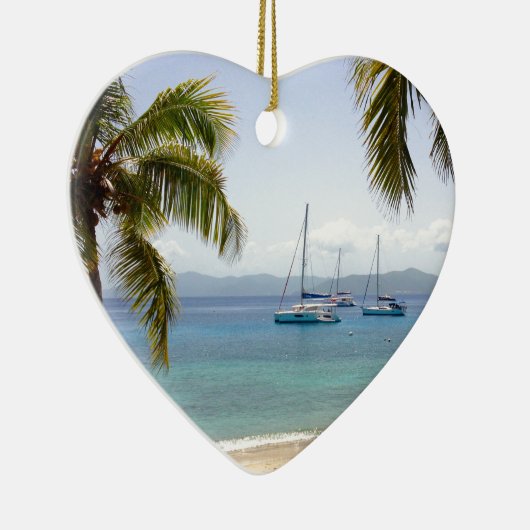 Fassbinder-Insel British Virgin Islands Keramik Ornament (Rechts)