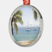 Fassbinder-Insel British Virgin Islands Ornament Aus Metall (Links)