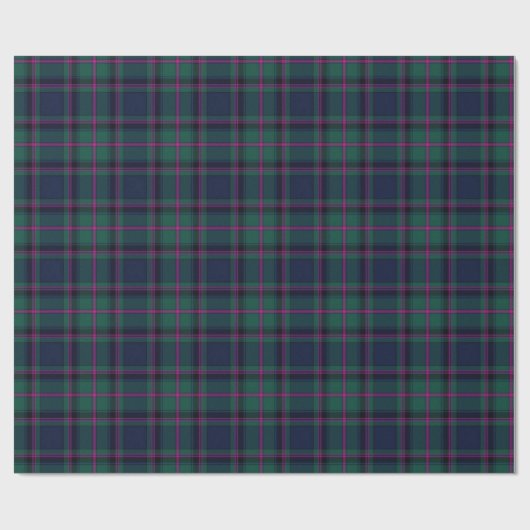 Fassbinderschottischer Tartan-kariertes Geschenkpapier (Flach)
