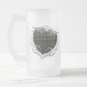 Fassbindertartan-Herz Mattglas Bierglas (Links)