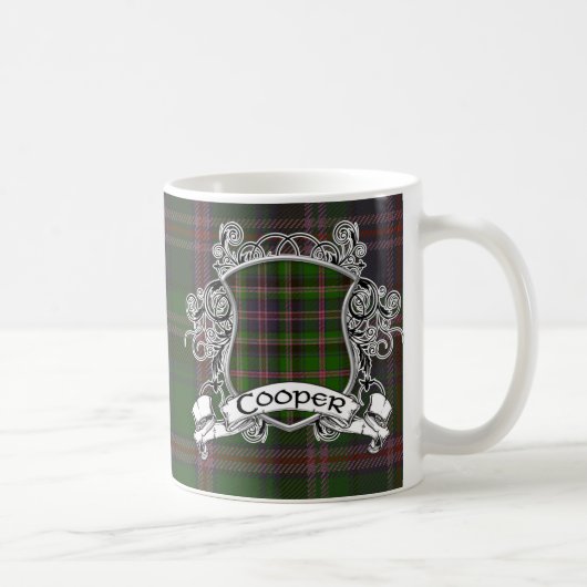 Fassbindertartan-Schild Kaffeetasse (Rechts)