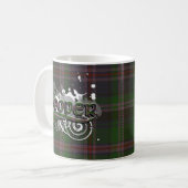 Fassbindertartan-Schmutz Kaffeetasse (Vorderseite Links)