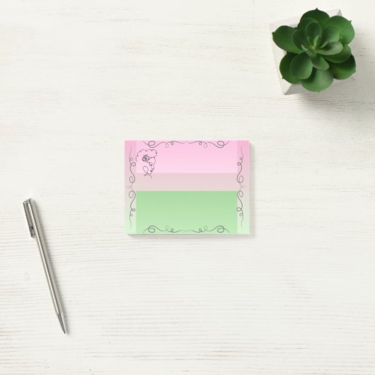 Fassen Beauty Roselle Sticky Notes Post-it Klebezettel (Büro)