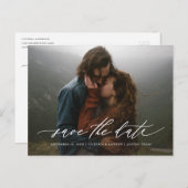 Fassen Save the Date Postkarte (Vorne/Hinten)