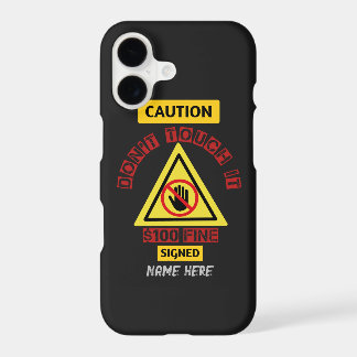 Fassen Sie es nicht an iPhone / iPad-Hülle