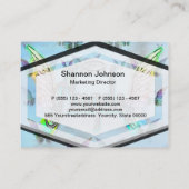 Fassen Sie Kunst-Engel mit Flügeln u. Halo - den Visitenkarte (Rückseite)