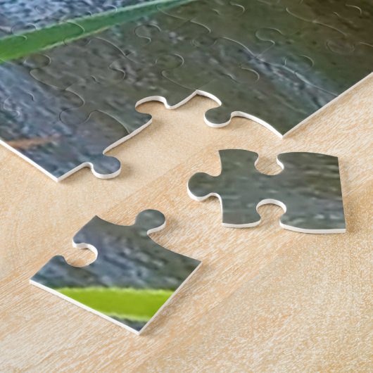 Fässer am Fluss Puzzle (Seite)