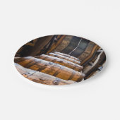 Fässer Pappteller (Schrägansicht)