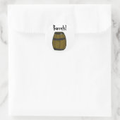 Fässer Pewdie Aufkleber! Runder Aufkleber (Tasche)
