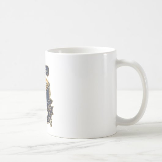 „Fast abgeschickt“ Zitat-Design mit Wiedererkennun Kaffeetasse (Rechts)