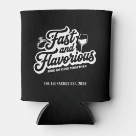 Fast and Flavorious Funny Personalized Can Coolers Dosenkühler