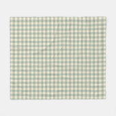Fast Awake Gingham - Entlang des karierten Flusses Fleecedecke (Vorderseite (Horizontal))