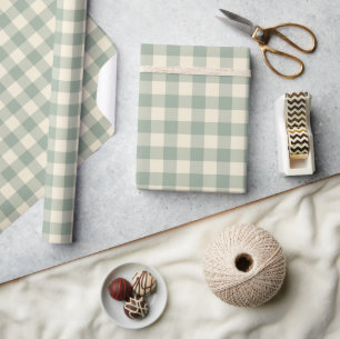 Fast Awake Gingham - Entlang des karierten Flusses Geschenkpapier