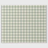 Fast Awake Gingham - Entlang des karierten Flusses Geschenkpapier (Flach)