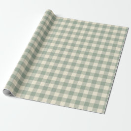 Fast Awake Gingham - Entlang des karierten Flusses Geschenkpapier