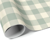 Fast Awake Gingham - Entlang des karierten Flusses Geschenkpapier (Rolleneckpunkt)
