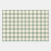 Fast Awake Gingham - Entlang des karierten Flusses Geschenkpapier Set (Vorderseite)