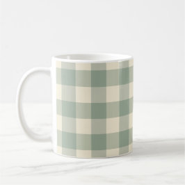 Fast Awake Gingham - Entlang des karierten Flusses Kaffeetasse