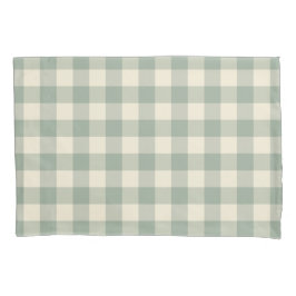 Fast Awake Gingham - Entlang des karierten Flusses Kissenbezug