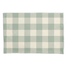 Fast Awake Gingham - Entlang des karierten Flusses Kissenbezug