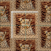 Fast Cheetah Stoff (Kachel)