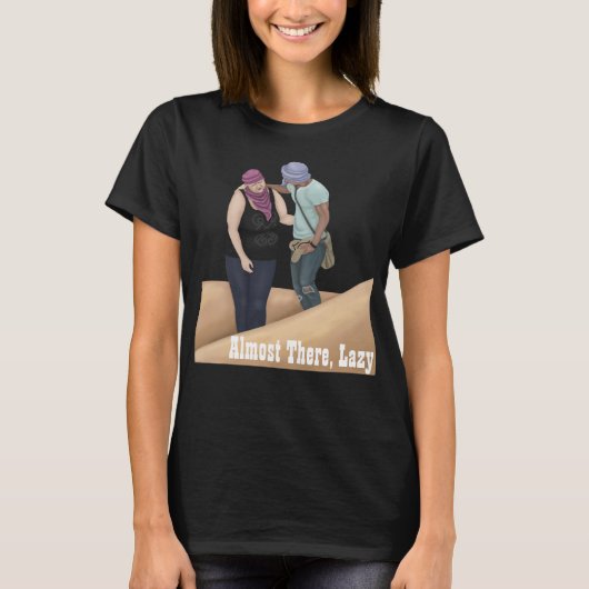 Fast da, Lazy T-Shirt (Vorderseite)