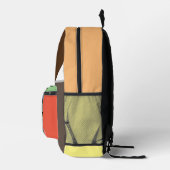 Fast day of school with love cat bedruckter rucksack (Rechts)