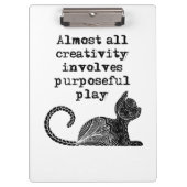 Fast die gesamte Kreativität beinhaltet zielgerich Klemmbrett (Vorderseite)