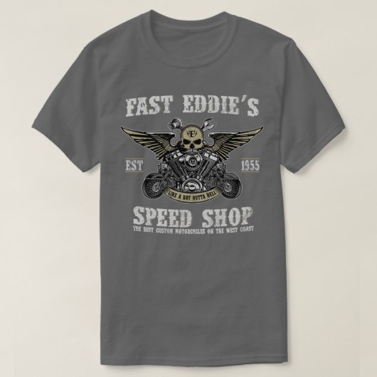 Fast Eddies Speed Shop T-Shirt (Design vorne)