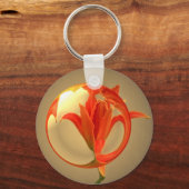 Fast ein Blossom aus Glas Schlüsselanhänger (Vorderseite)