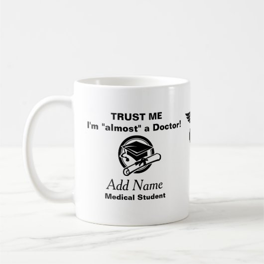 Fast ein Doktor Kaffeetasse (Links)