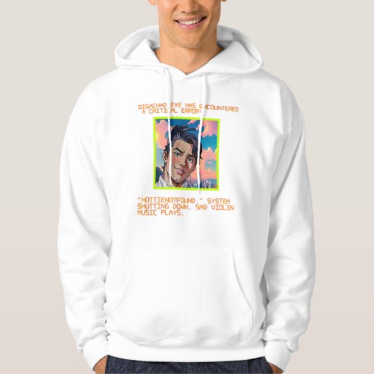 Fast ein Gigachad Hoodie (Vorderseite)