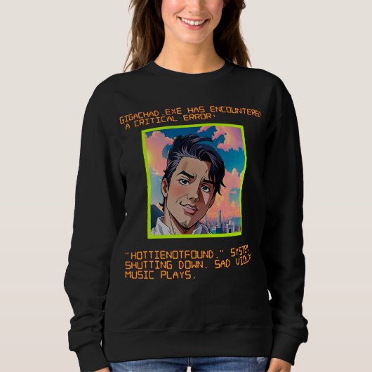 Fast ein Gigachad Sweatshirt (Vorderseite)