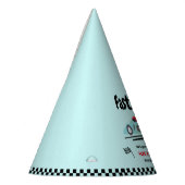 Fast ein Vintager Rennwagen zum ersten Geburtstag Partyhütchen (Links)