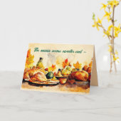 FAST - ERNTEDANK-KARTE FÜR FAMILIEN KARTE (Gelbe Blume)