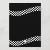 Fast & Five, Racing 5th Birthday Einladung (Rückseite)